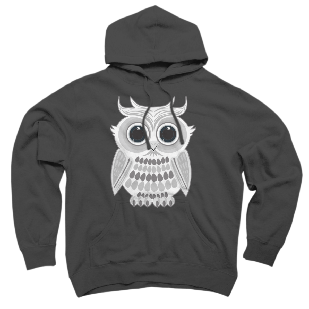 white owl hoodie